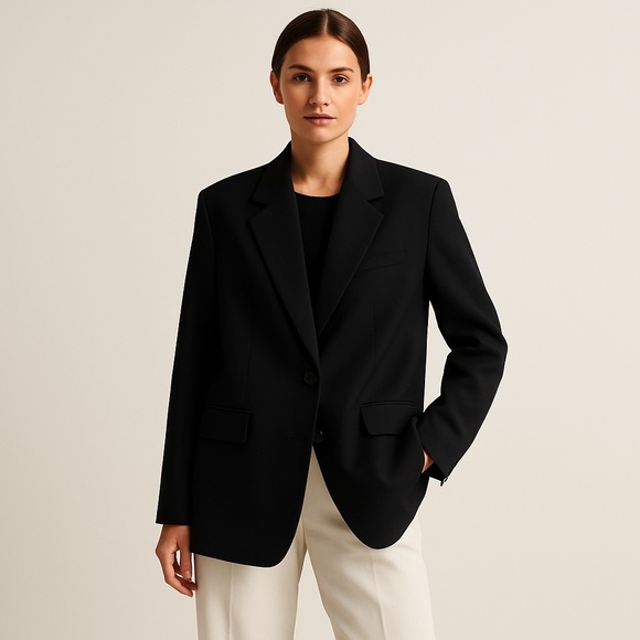 Black H&M oversized blazer, XS, great condition - Picture 1 of 4